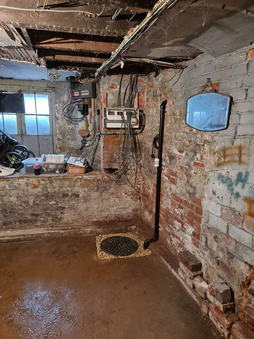 Sump pump installation